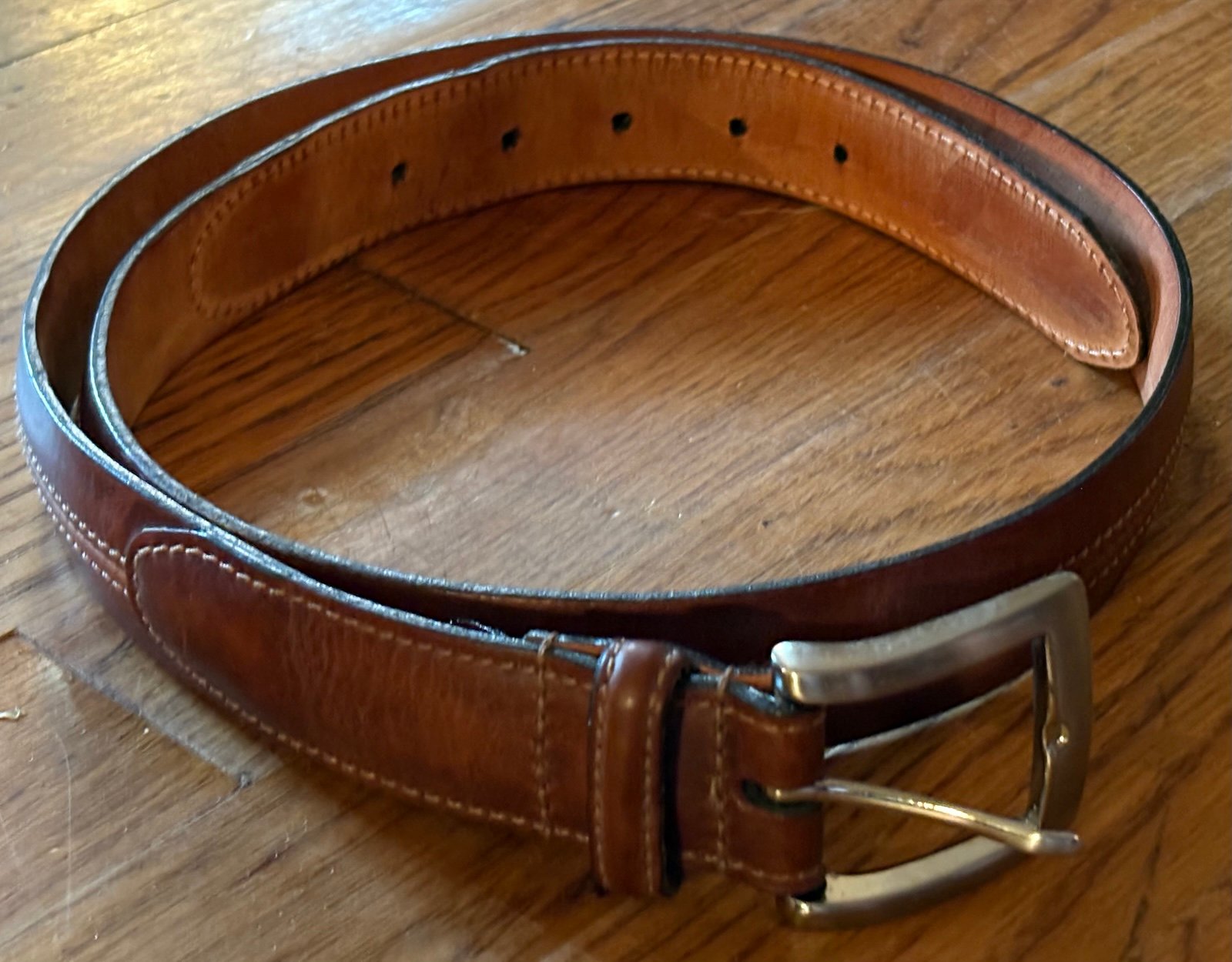 Cole Haan, Crafted in England Brown Leather Belt, Size 36, EUC