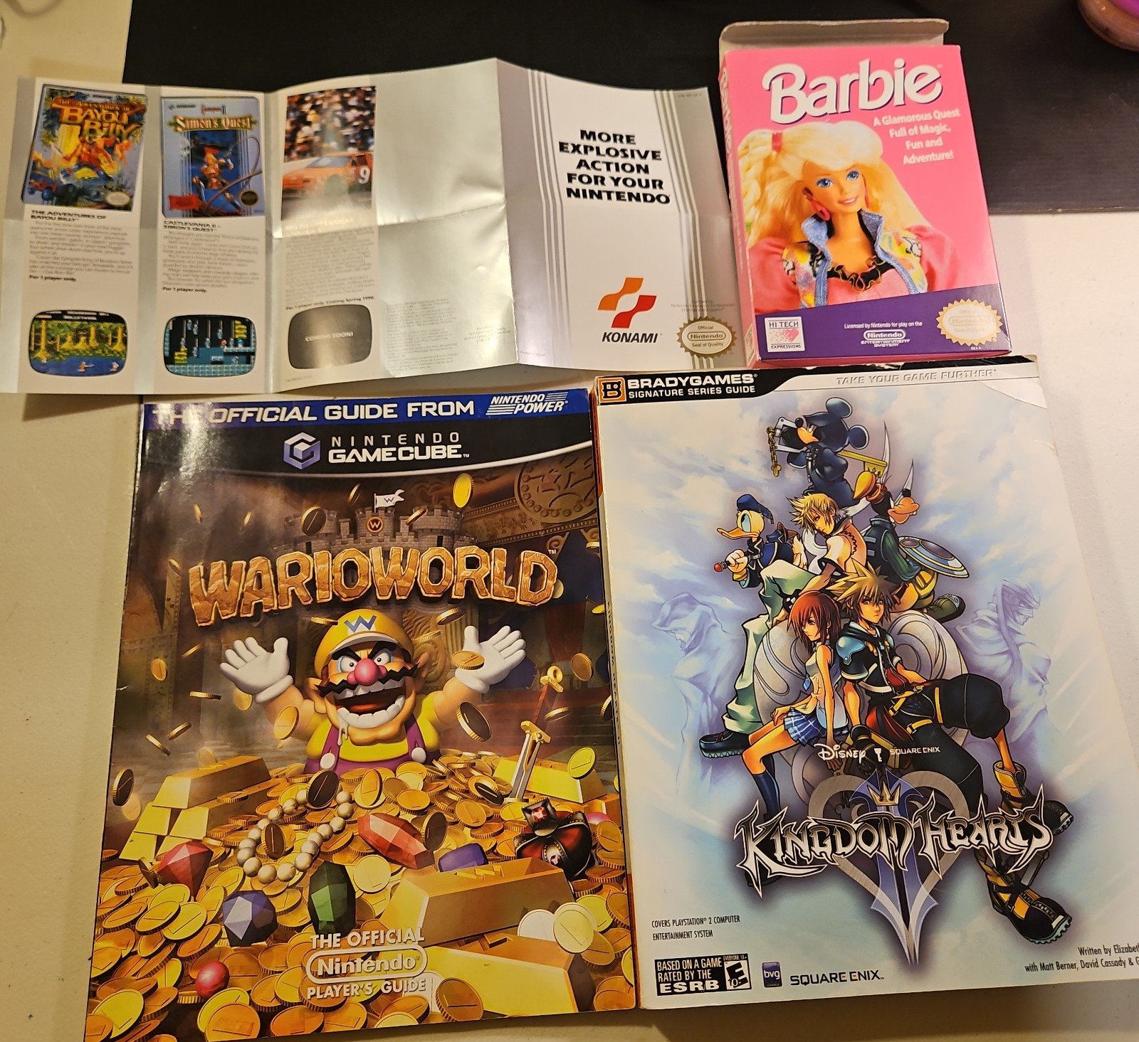Warioworld and Kingdom Hearts guides