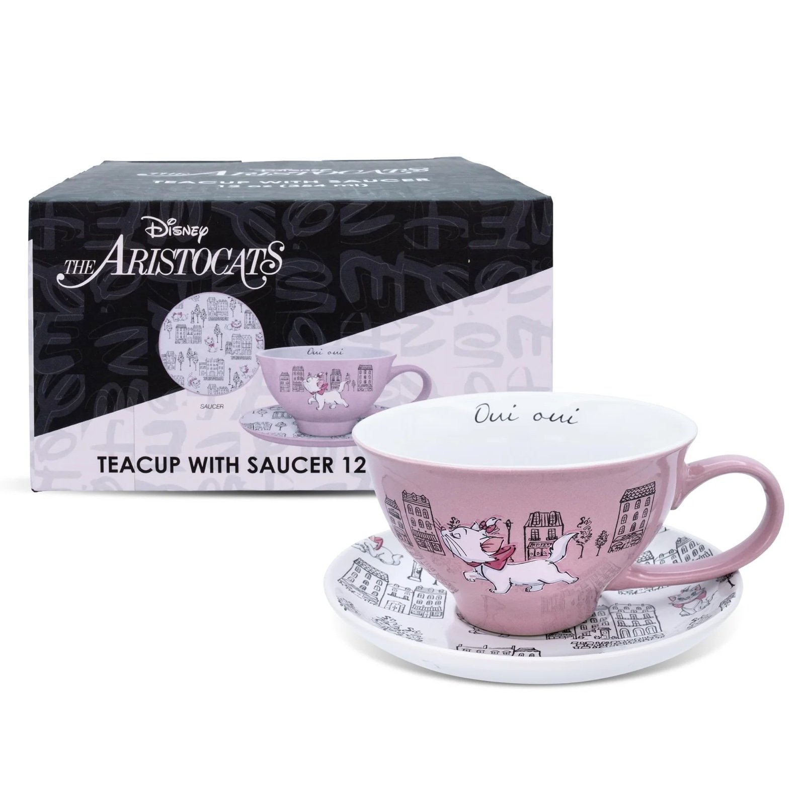 Disney The Aristocats Marie Oui Oui Teacup & Saucer