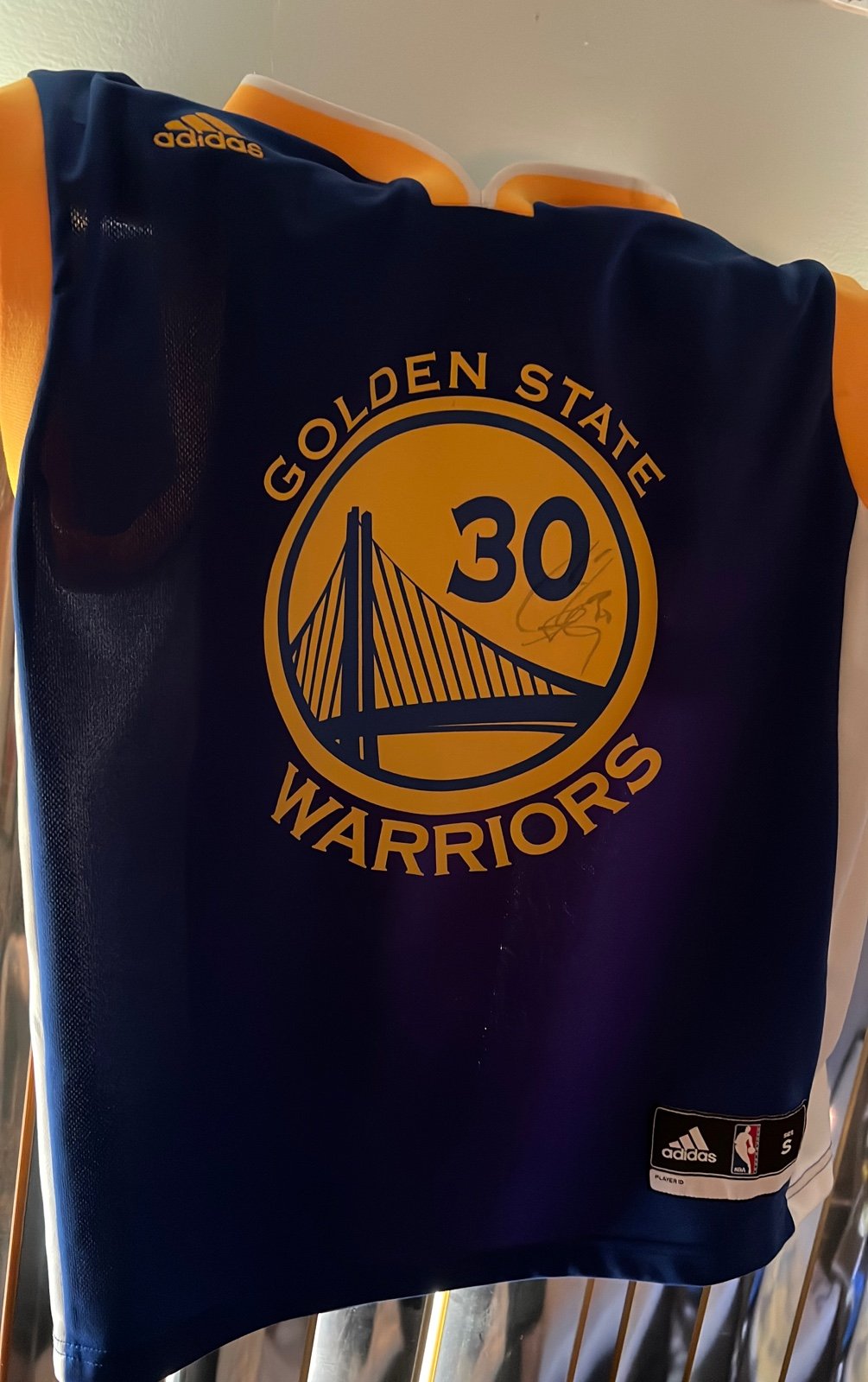 Stephen Curry Autographed Jersey