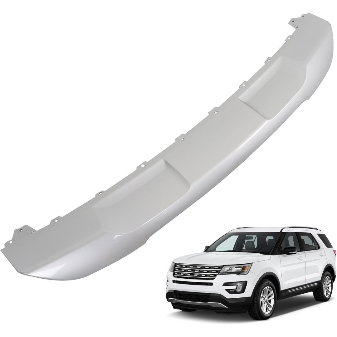 Front Bumper Lower Valance Plastic Silver for 2016-2017 Explorer FB5Z8419APTM