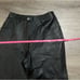 Vintage Tower Hill Collection Women Black Straight Leg 100% Leather Pants Size 8