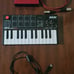 Akai professional and Scarlett solo audio interface