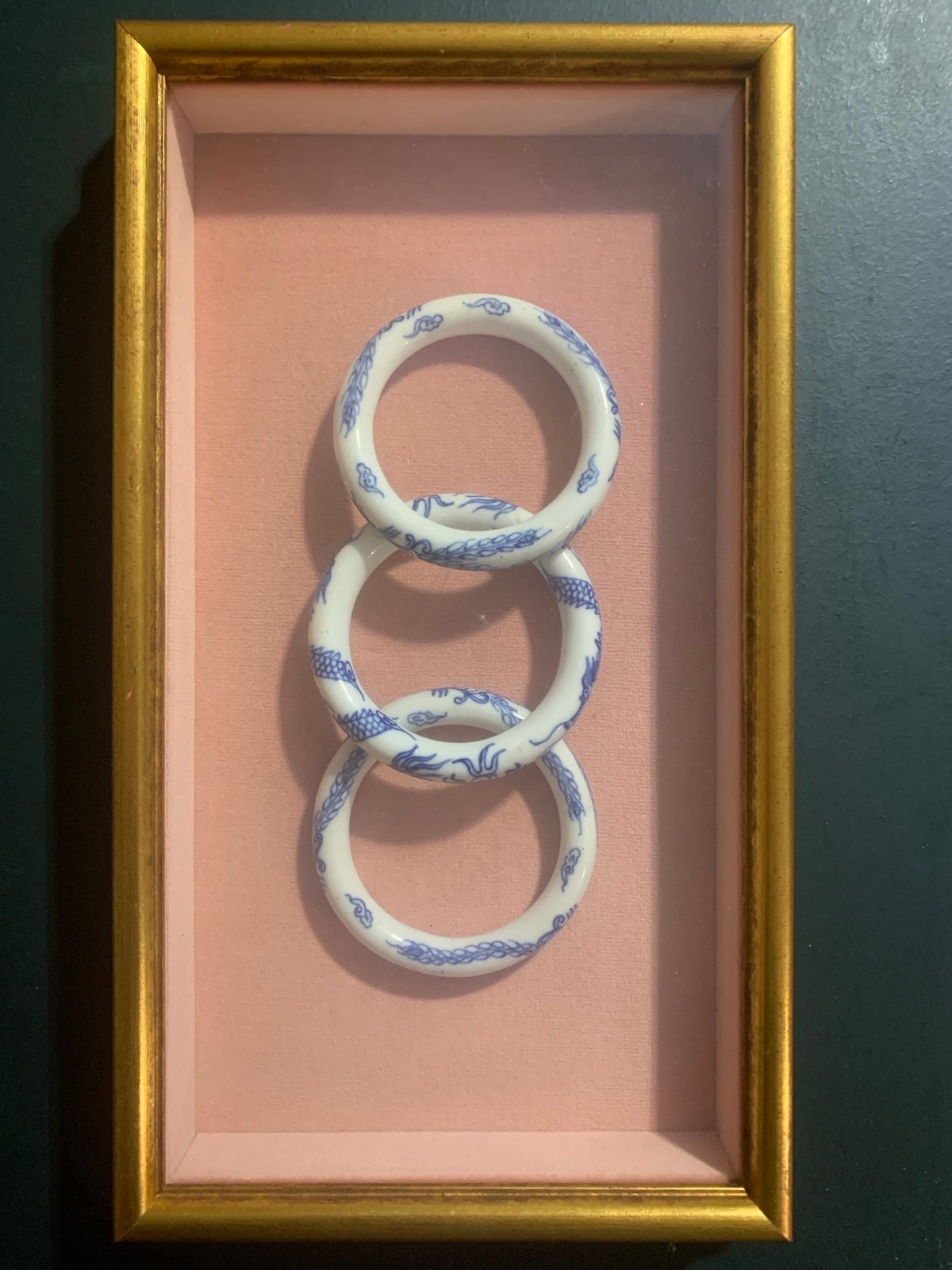 Vintage wall deco- ceramic bracelet