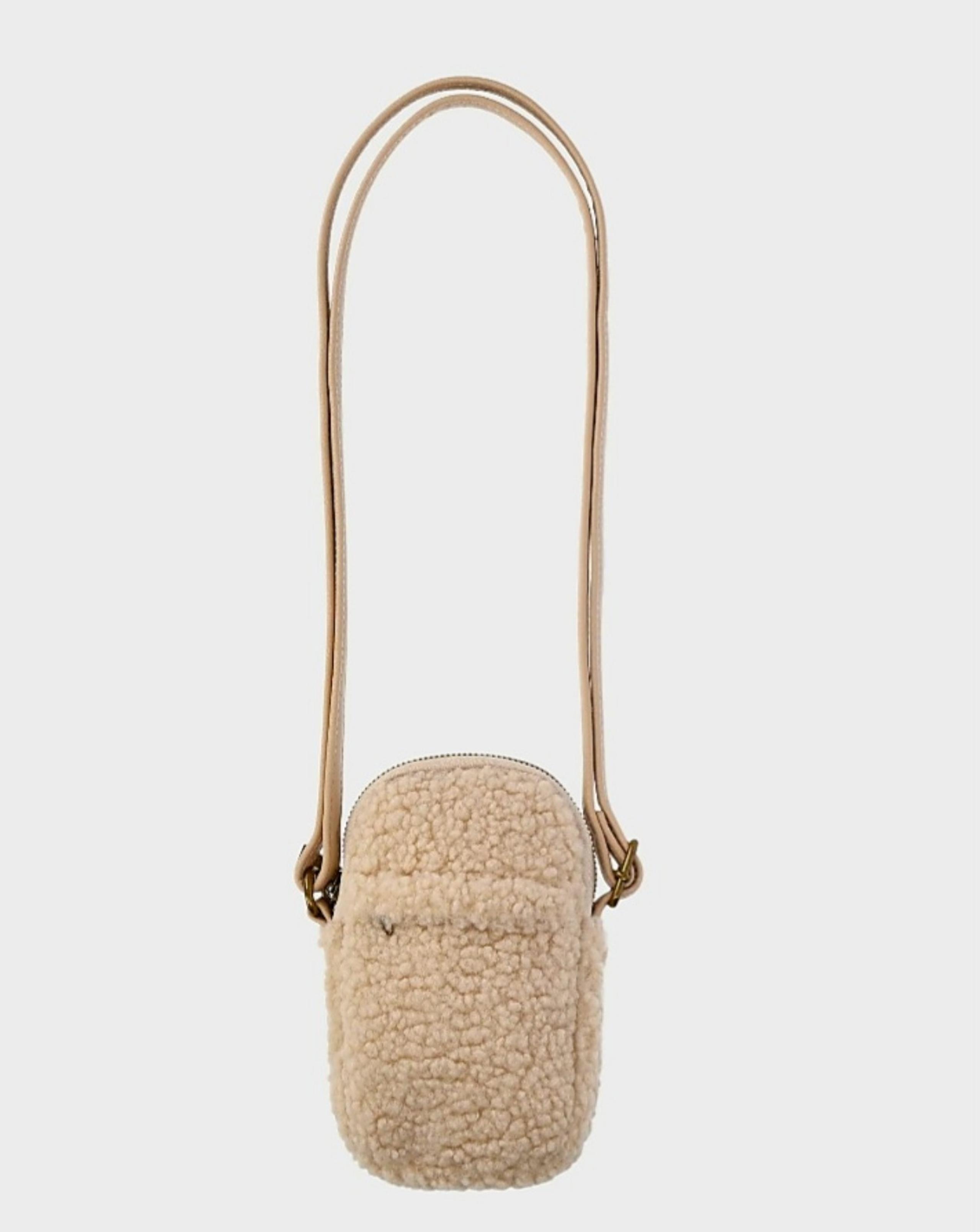 No Boundaries Shearling Crossbody Bag