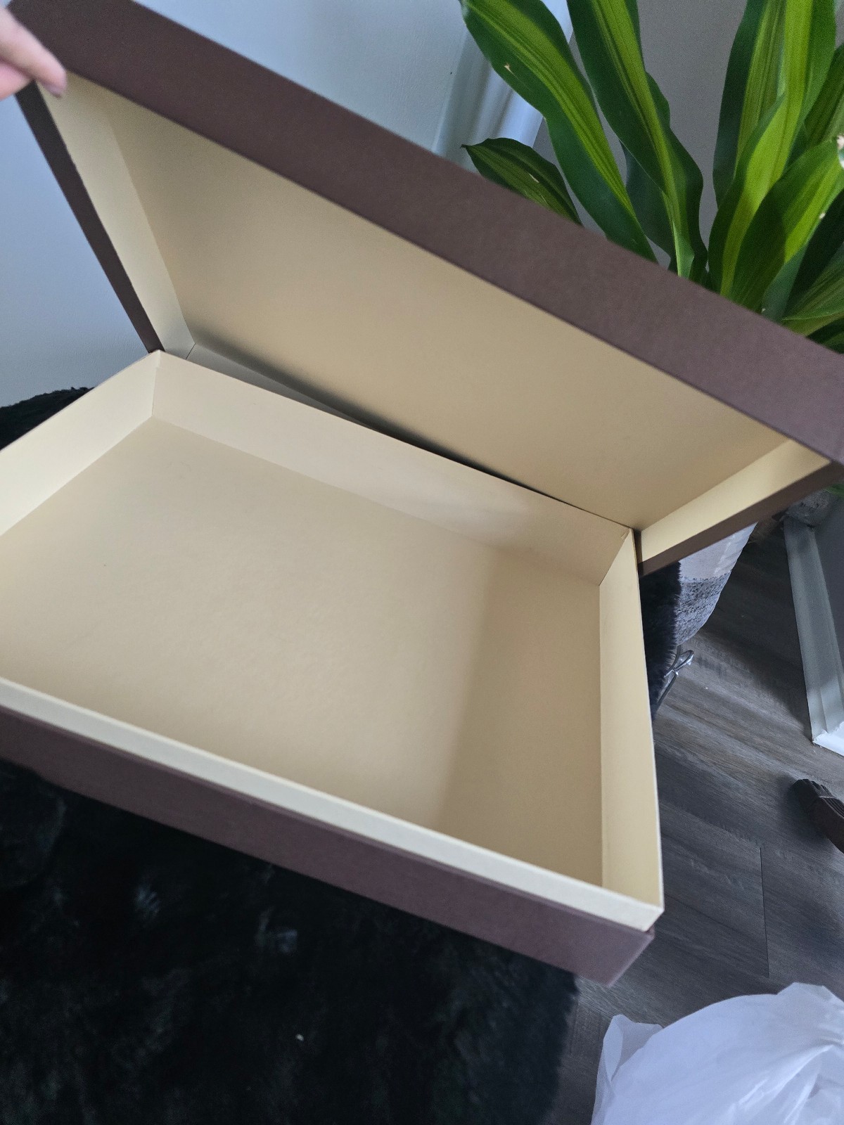 Louis Vuitton brown empty box