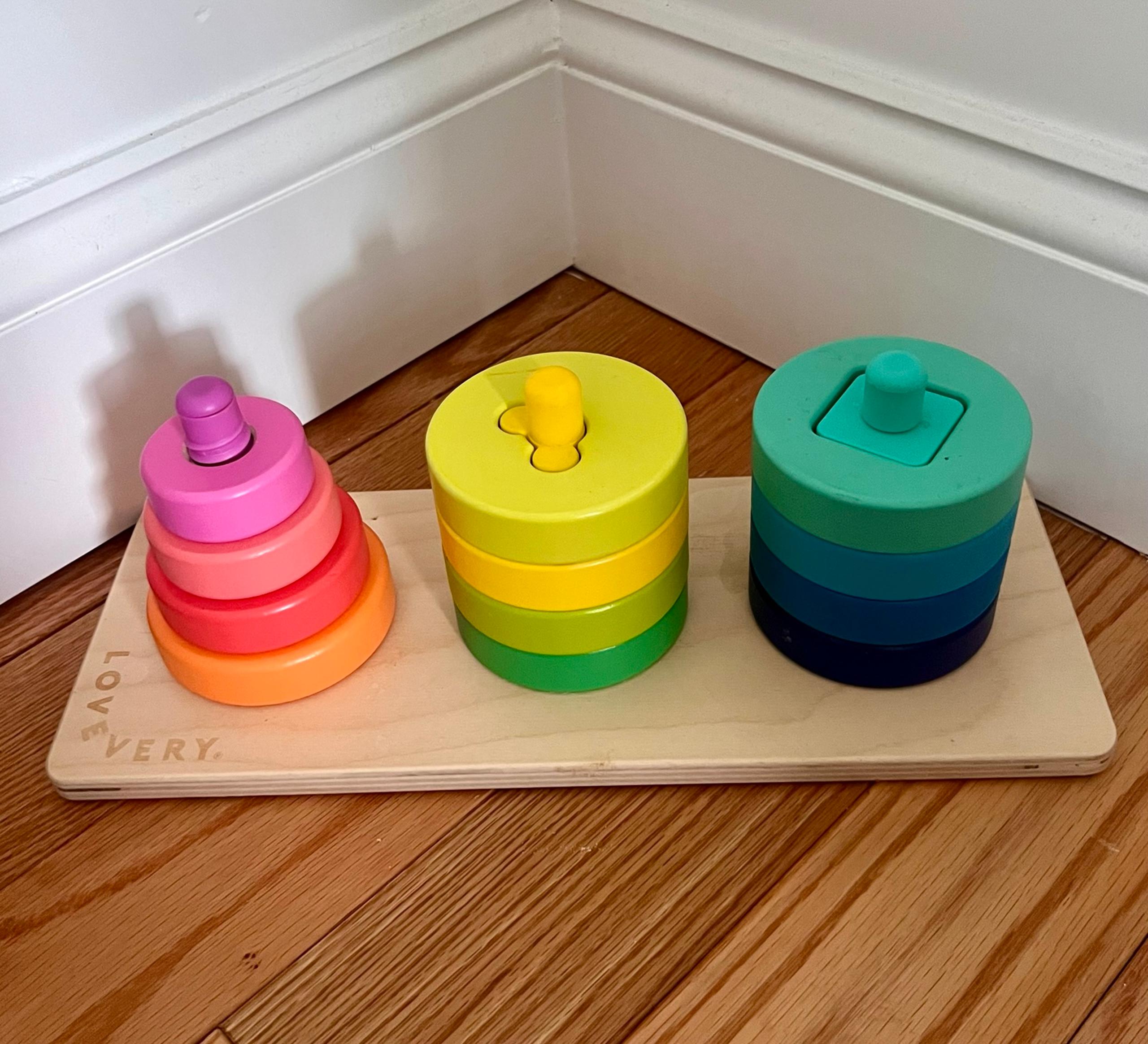 Lovevery Twist & Pivot Pattern Puzzle, from The Investigator Montessori Play Kit