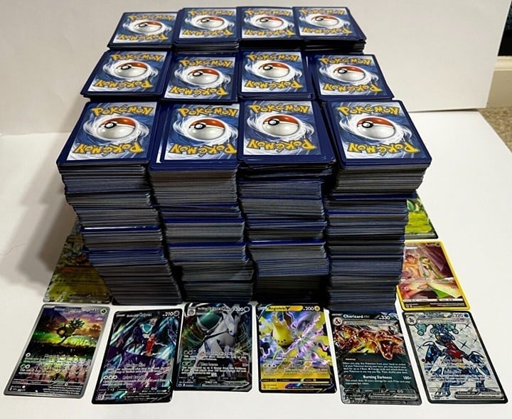 1000 Pokemon Card Bulk Lot Reverse Holo / Foil Rare ONLY + Surprise