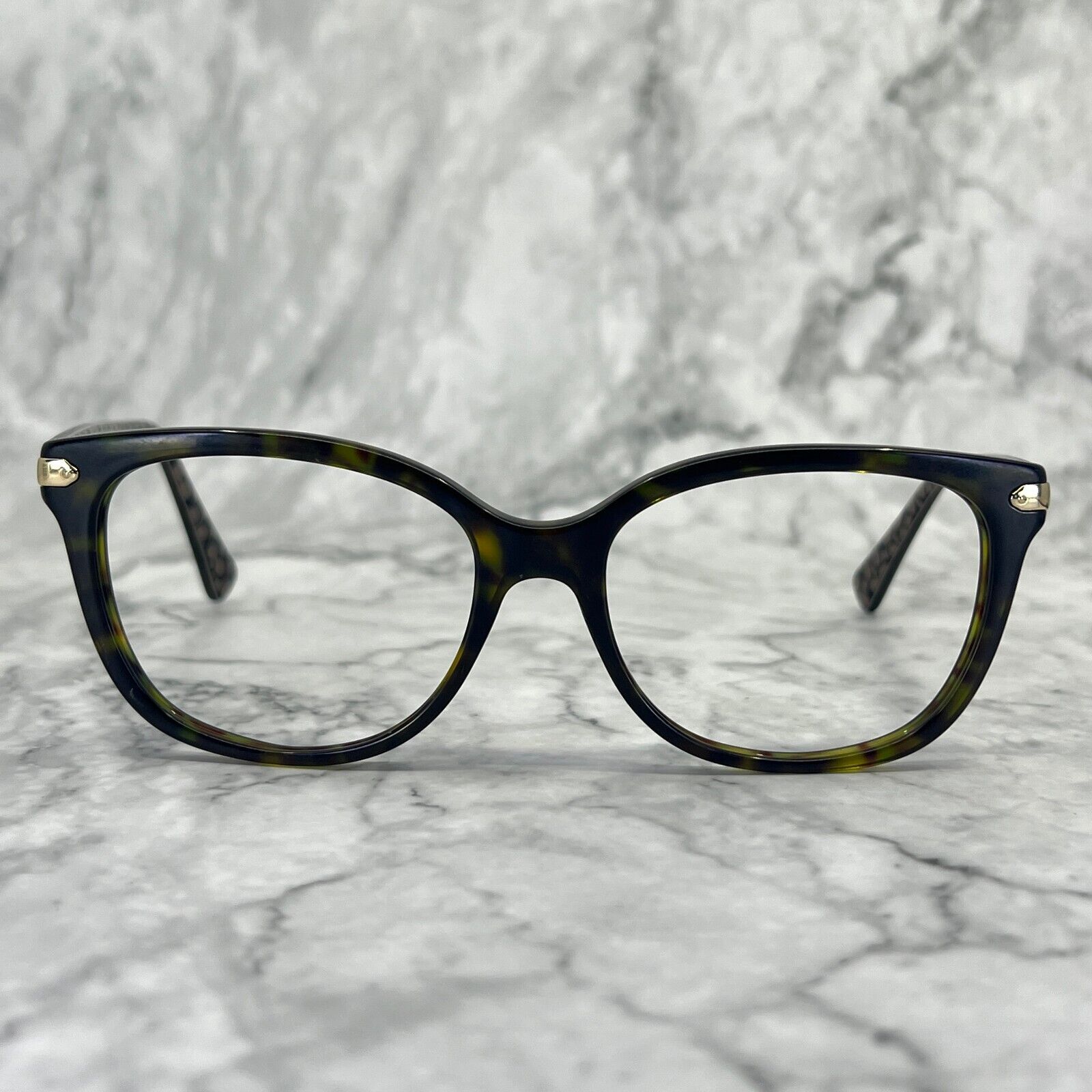 Coach HC8132 (L109) 529113 Dark Tortoise Sunglasses Green Military Sig 57-17-135