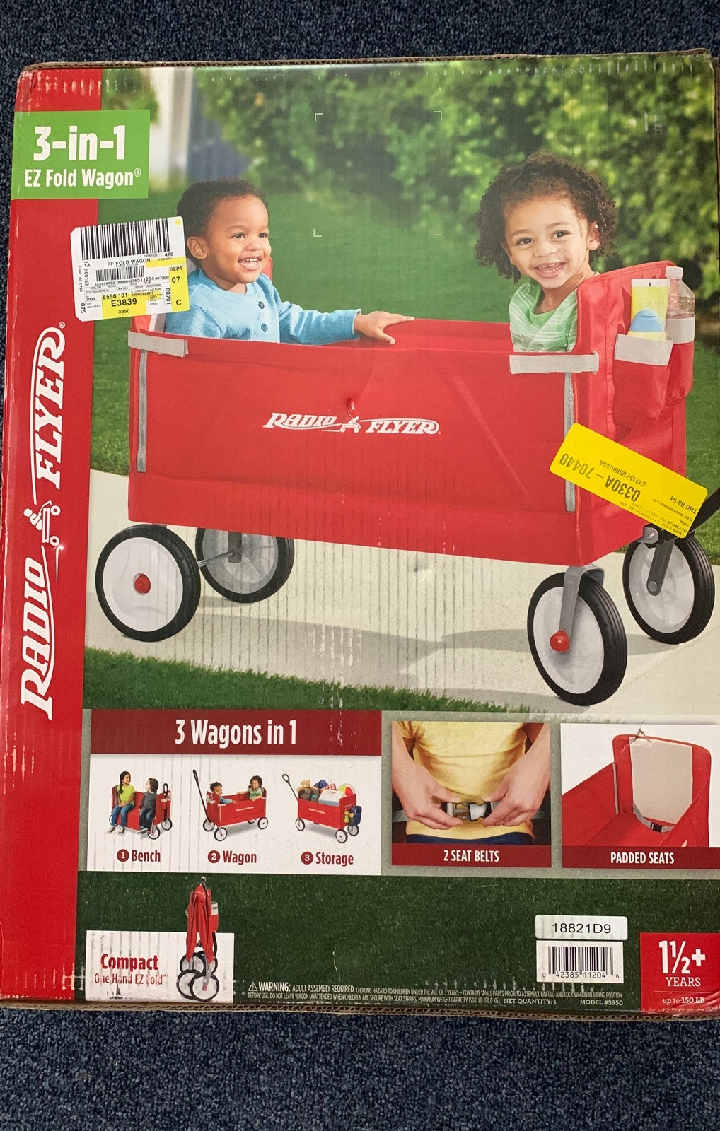 Radio Flyer 3in-1 EZ on sale Fold Wagon