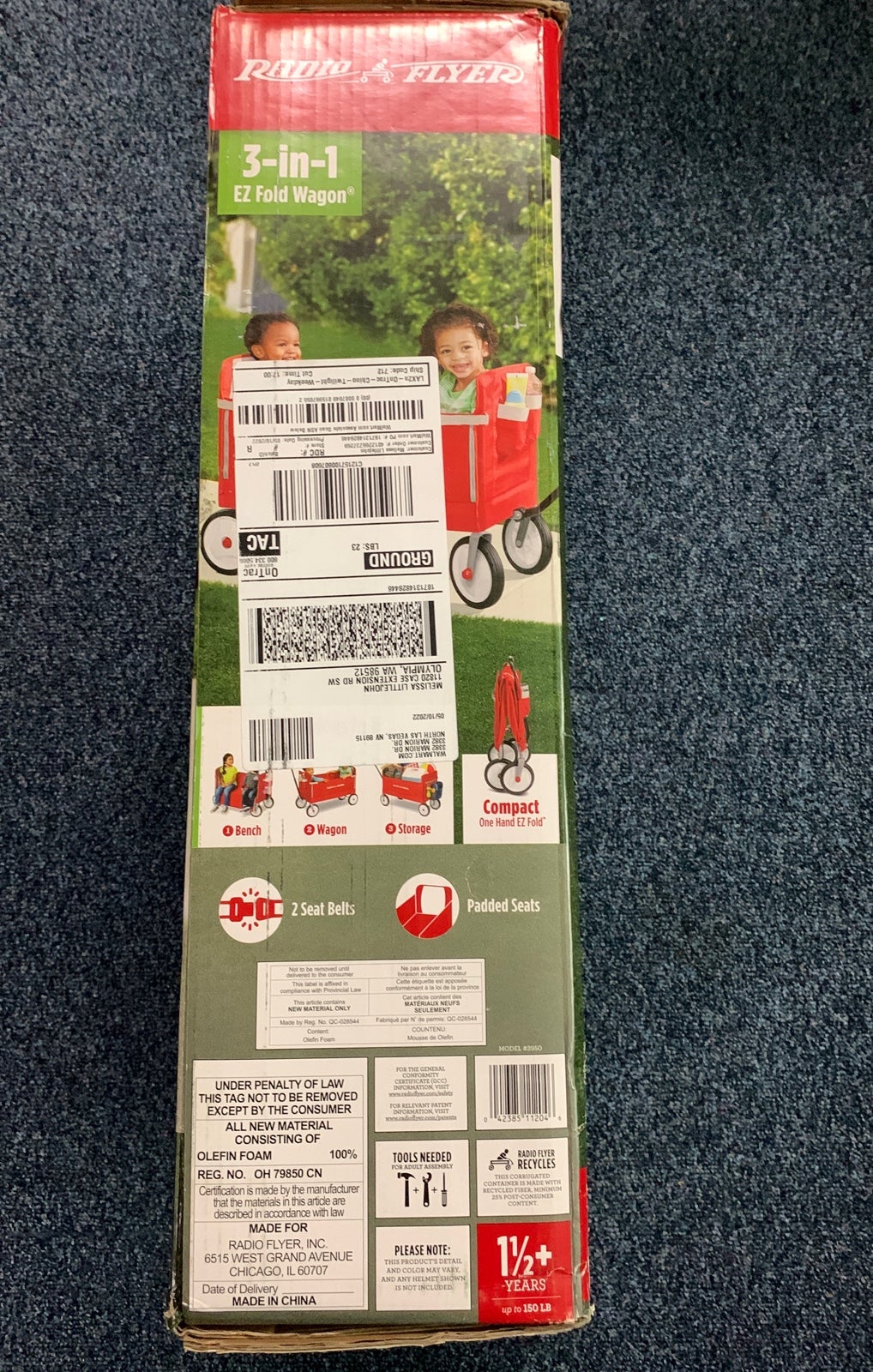 Radio Flyer 3in-1 EZ on sale Fold Wagon