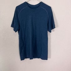Lululemon Blue Swiftly Tech Short Sleeve Workout Top