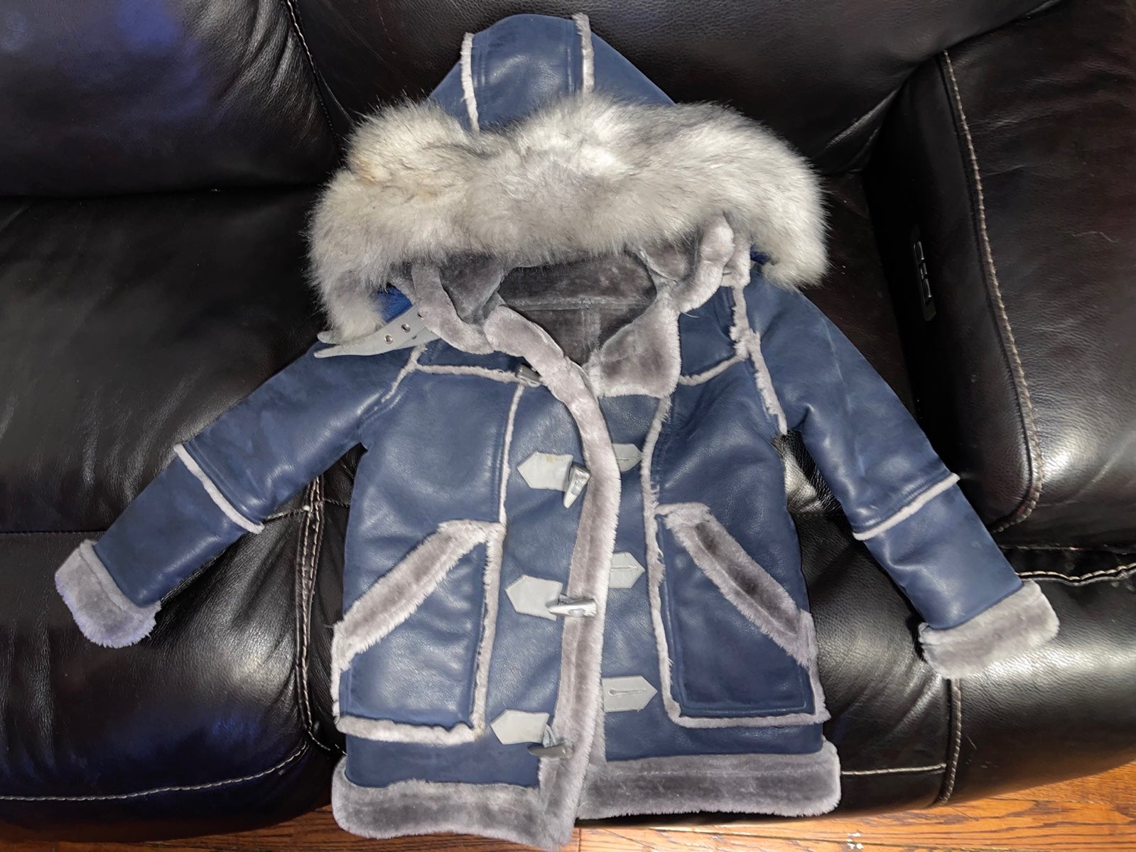 Fur coat for boys