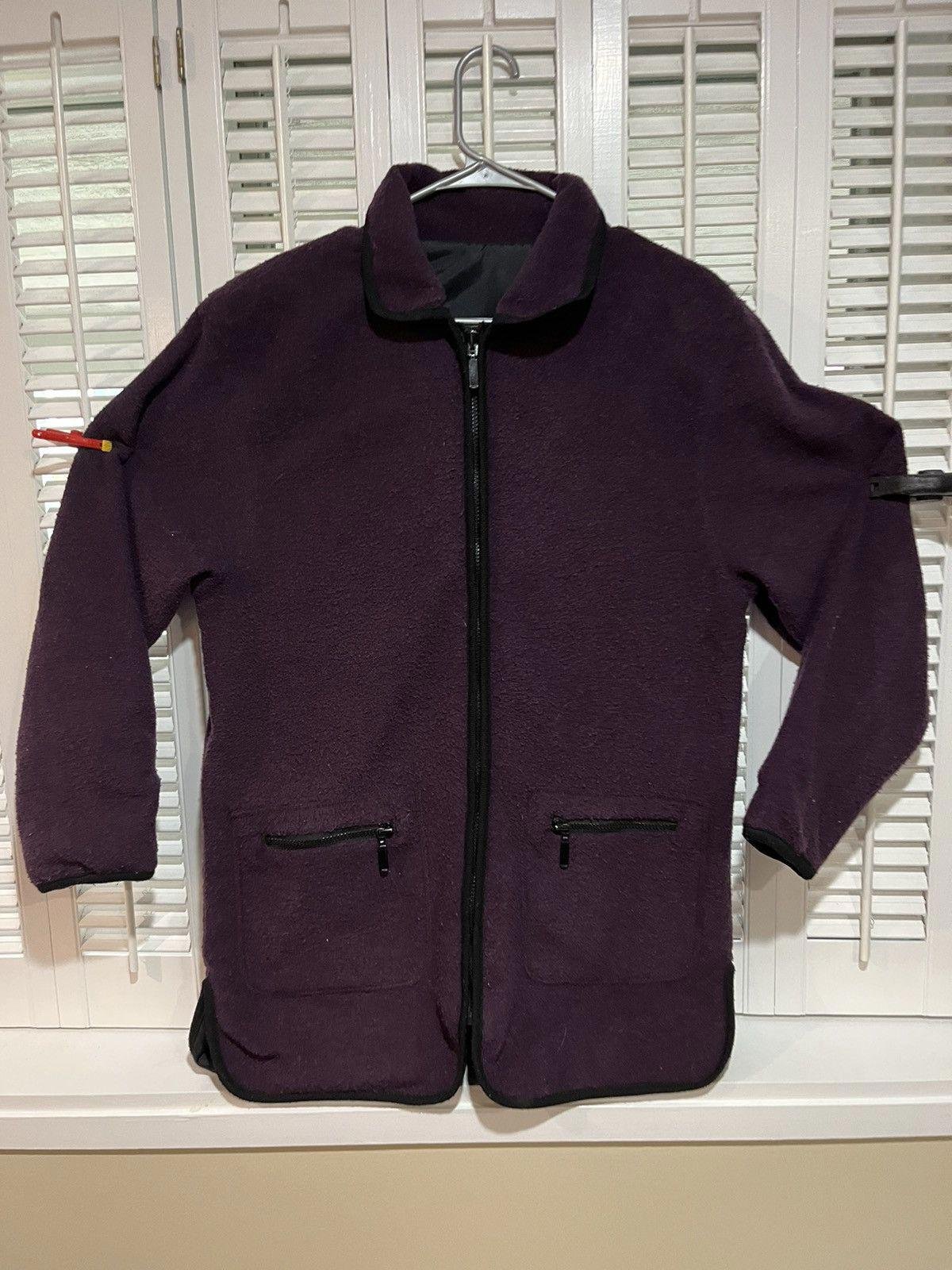 Vintage Transitional Purple Sherpa/Black Bomber B Jacket