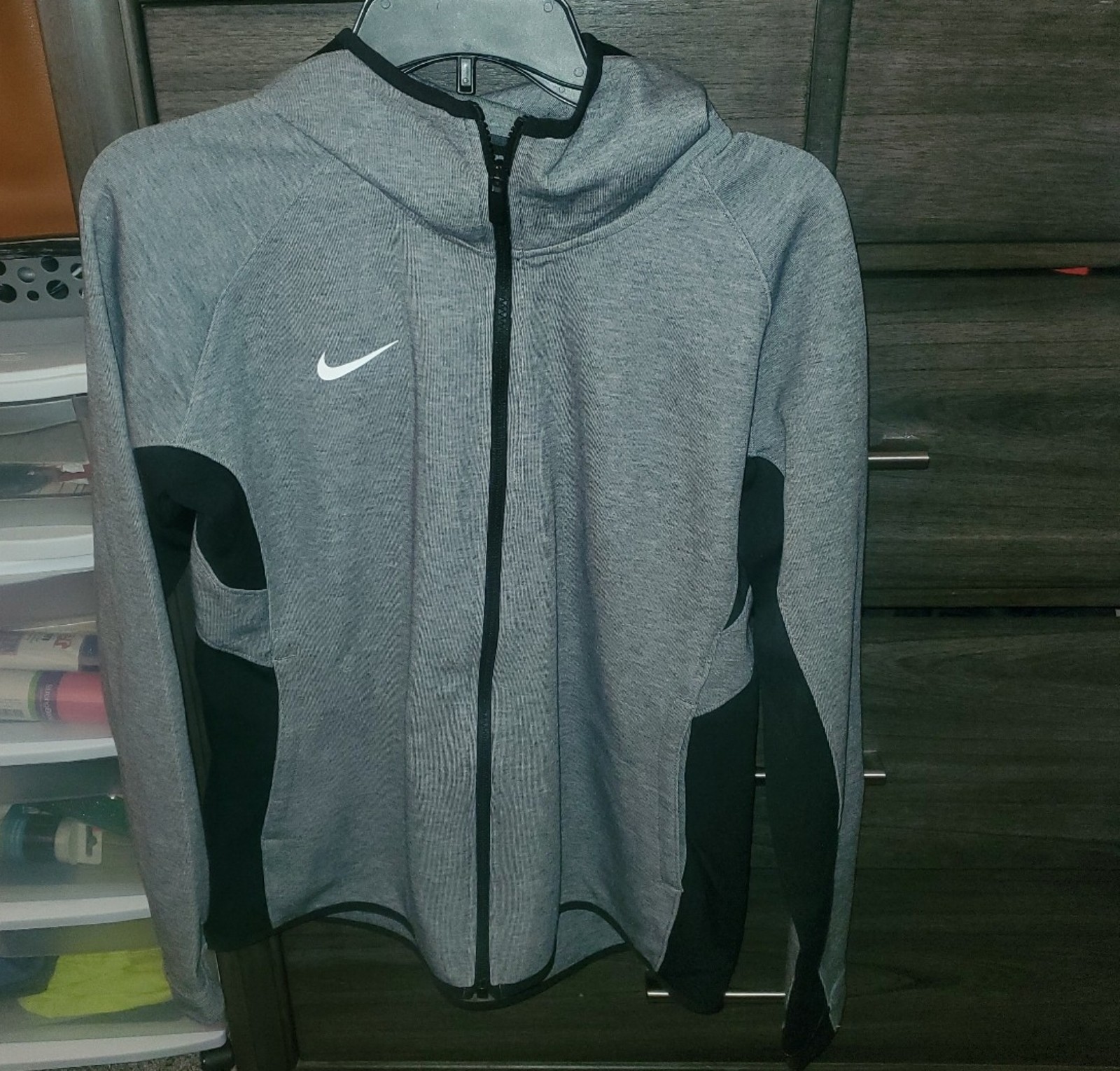 Ladies Nike hooded zip jacket size large