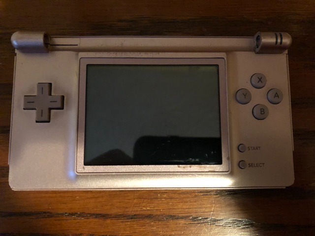 Nintendo Game Boy Advance macro metallic pink