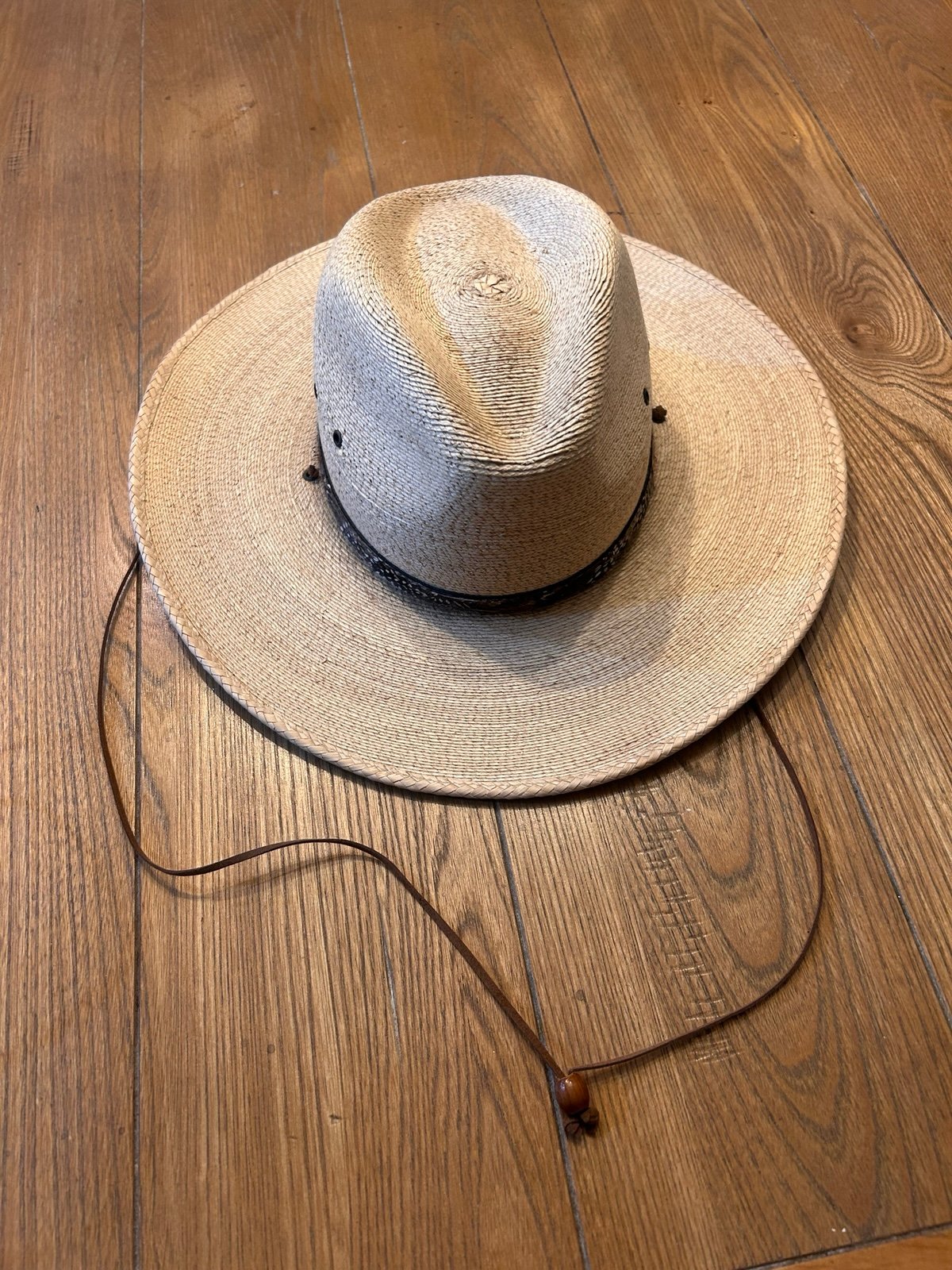 Vintage Stetson palm, straw hat, size small
