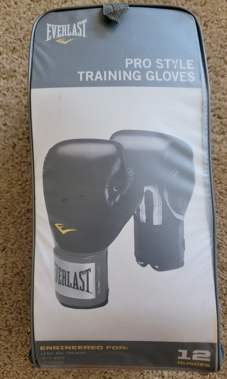 Everlast pro style training gloves 12 oz