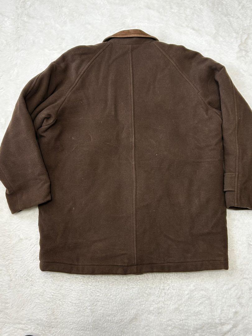 Vintage Mackintosh Wool Jacket XL 80s Raglan USA Made