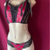 Victoria Secret bustier & thong