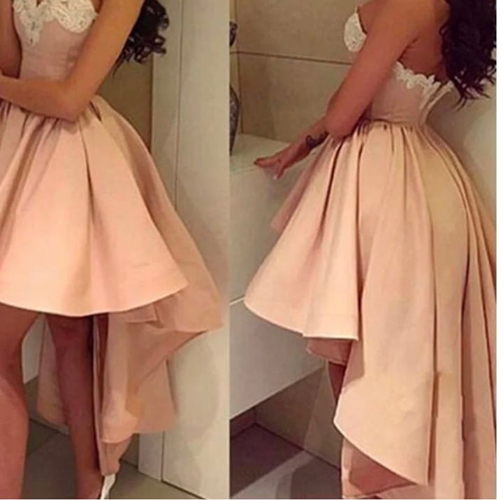 High Quality High low prom dress