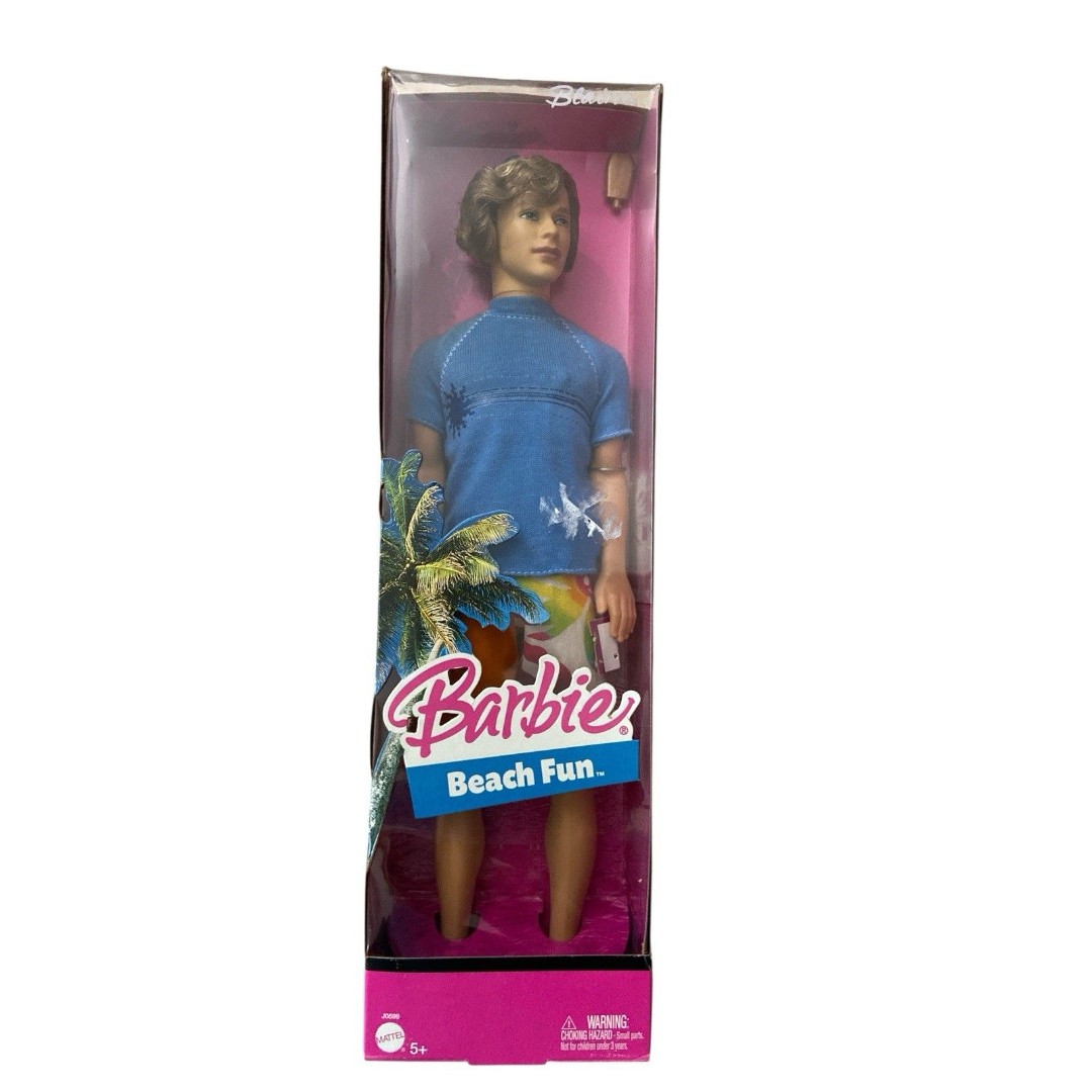 Barbie Beach Fun Blaine Doll Mattel 2000s Ken Friend Surfer Edition New Sealed