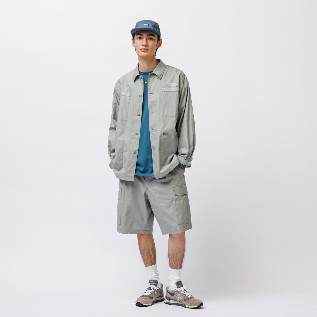 wtaps 25ss SIGN / LS / COTTON MサイズTEAL