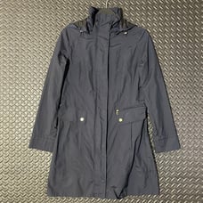 Cole Haan Signature Women's Size PP Zip Pocket Removable Hood Raincoat Jacket