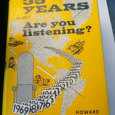 35 years are you listening? God Christian hardback book used oop
