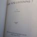 35 years are you listening? God Christian hardback book used oop