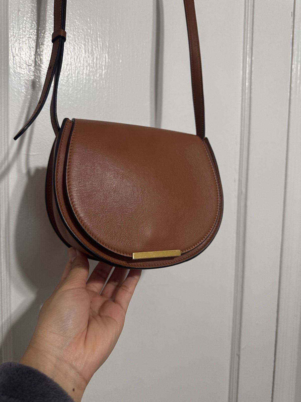Cuyana mini saddle bag