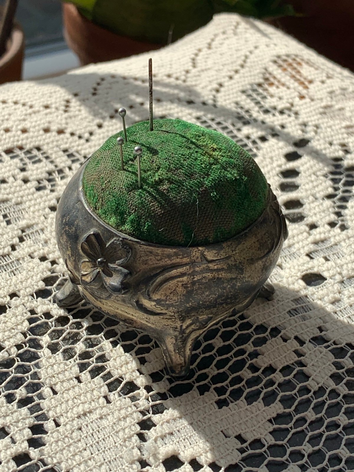 Antique Victorian pincushion