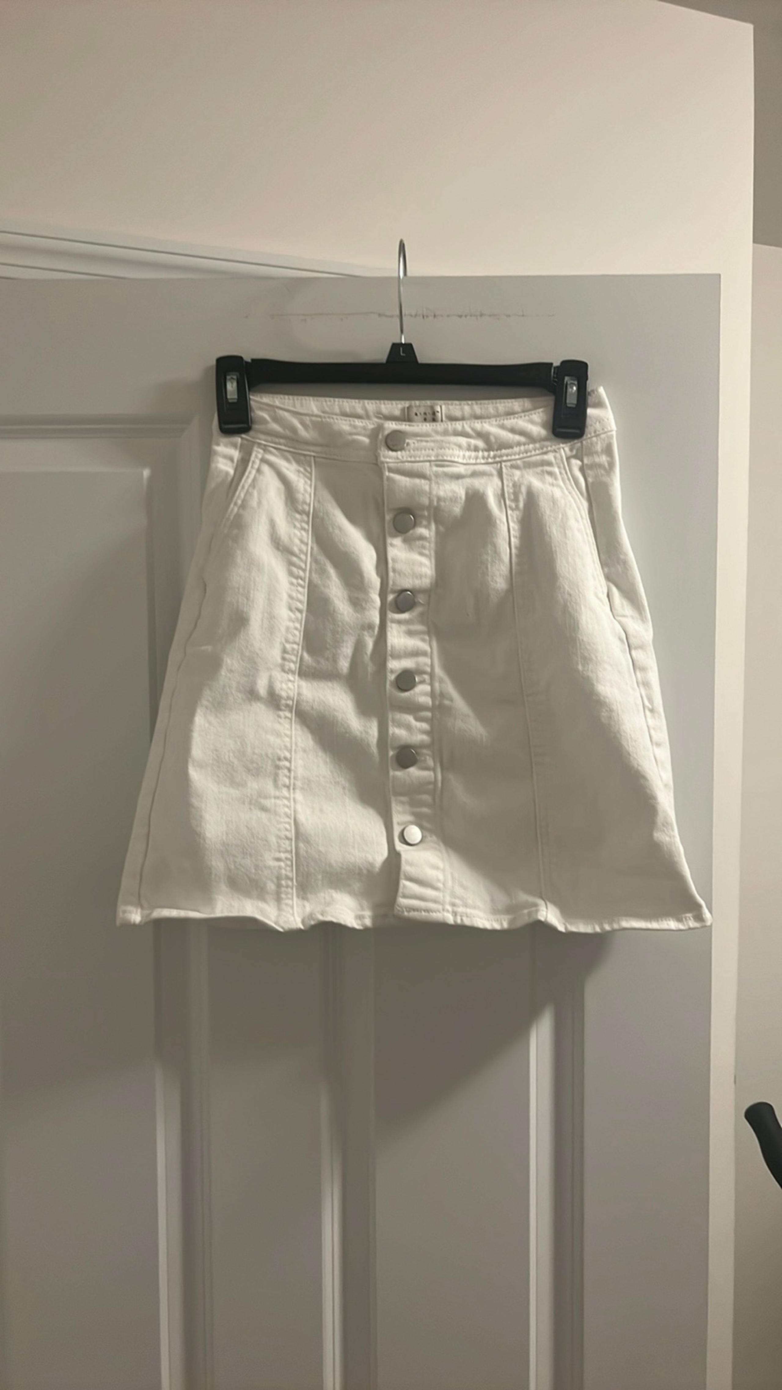 Women’s A New Day White Denim Skirt
