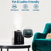 Elechomes Humidifiers Smart Bedroom Ultra-Quiet Warm and Cool Mist Humidifier
