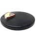VTG Sears Bathroom Weight Scale Round MCM Atomic Black Gold Speckle 1950s USA