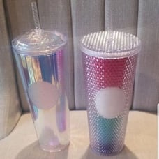 Starbucks Rainbow Iridescent Tumbler Set