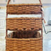 Handmade Iowa Marion Zierath Giraffe handwoven Basket