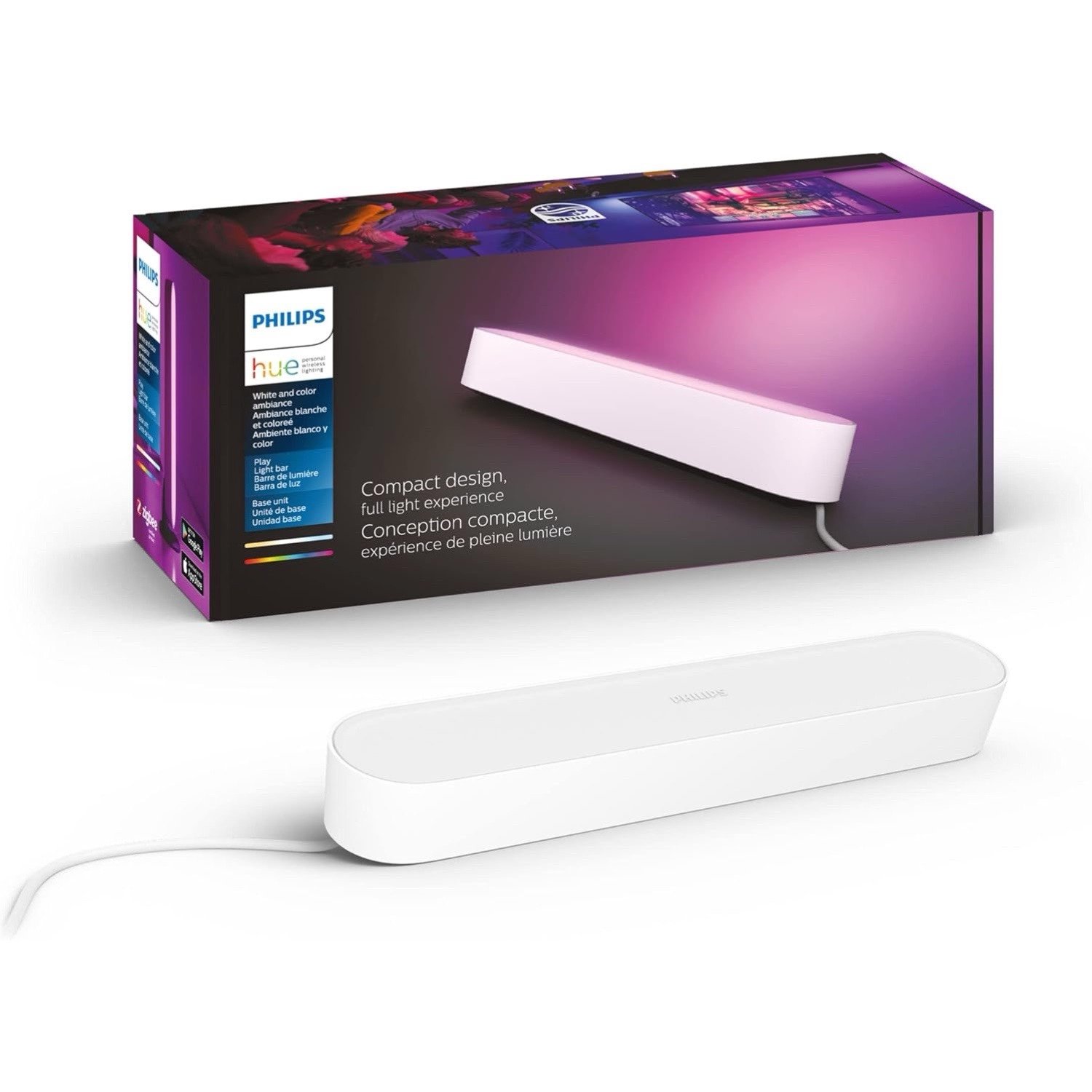 Philips Hue Play Smart LED Bar Light - White and Color Ambiance (Single Pack)
