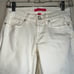 Lily Pulitzer Women’s Pale Yellow Low Rise Raw Hem Jeans Sz 0
