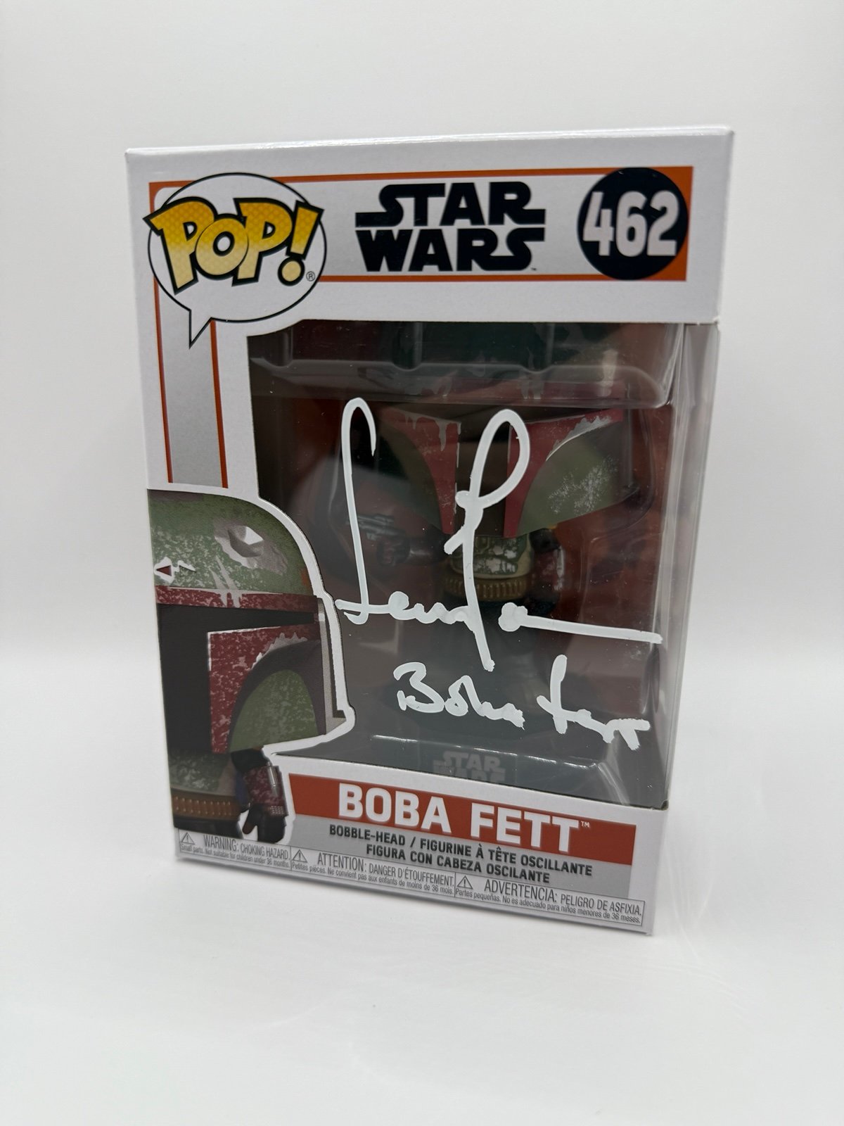 TEMUERA MORRISON SIGNED BOBA FETT STAR WARS FUNKO POP - BECKETT COA
