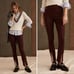 NWT Anthropologie Slit-Front Sueded Leggings | XL Petite