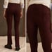 NWT Anthropologie Slit-Front Sueded Leggings | XL Petite