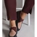NWT Anthropologie Slit-Front Sueded Leggings | XL Petite