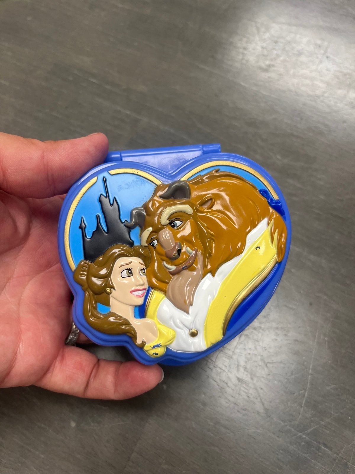 Polly Pocket Disney Beauty and The Beast Compact Bluebird Vintage 1995 Complete