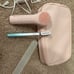 New Solawave pink and blue red light & face brush with travel bag and charger