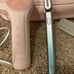 New Solawave pink and blue red light & face brush with travel bag and charger