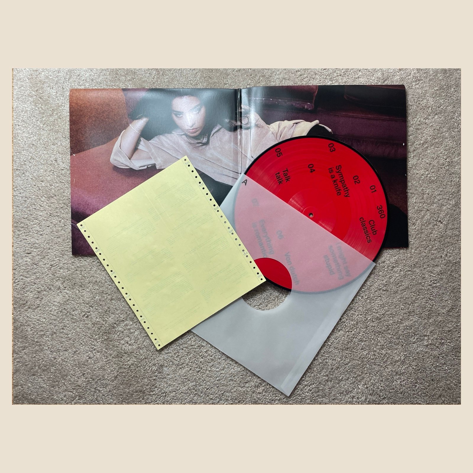 Brat - Charli XCX Red Picture Disk Vinyl