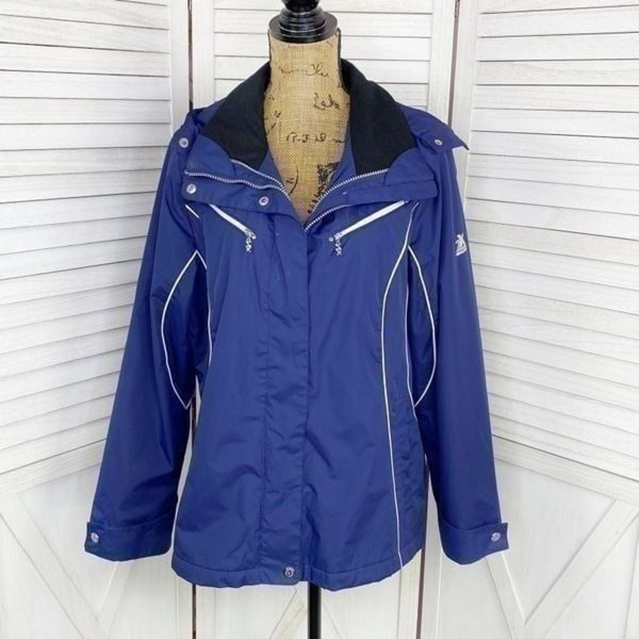 ZeroXPosur Soft Shell Ski Winter Jacket Coat Blue Medium