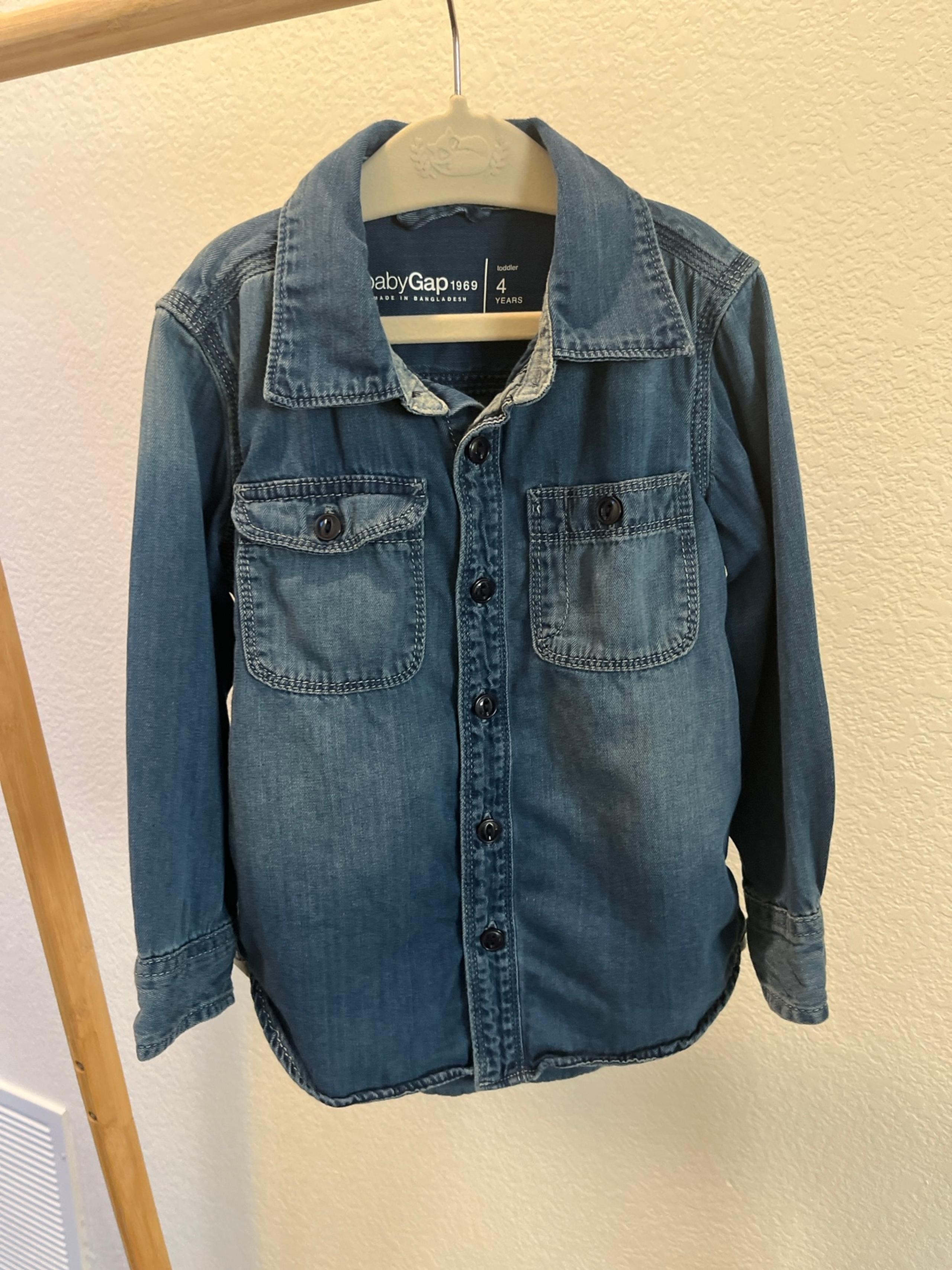 Boys Gap Denim Shirt size 4