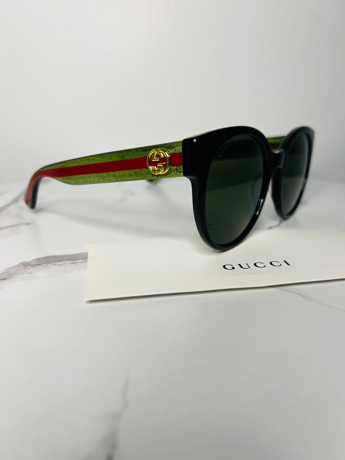 Gucci striped sunglasses